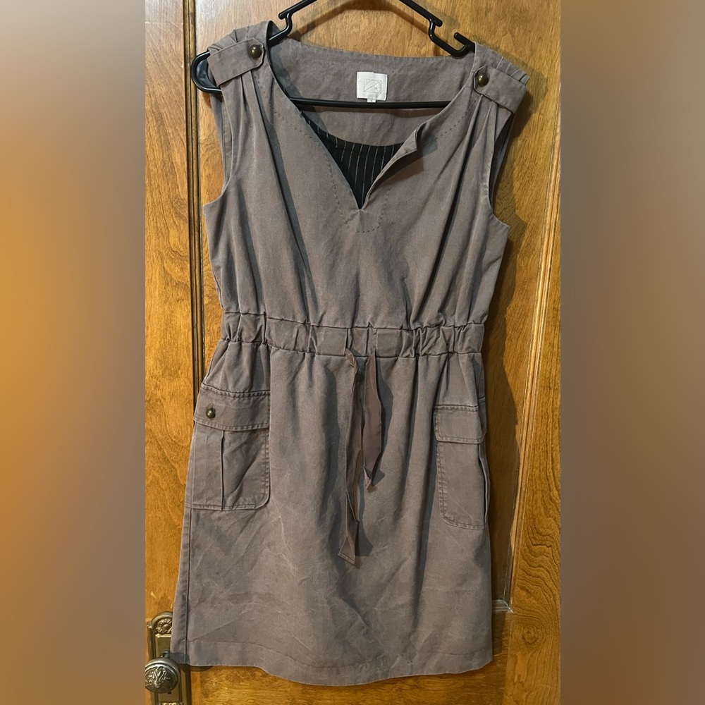 Anthropologie Coquille Cargo Dress